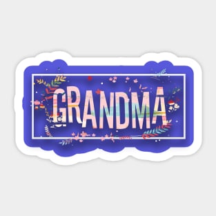 Grandma best gift Sticker